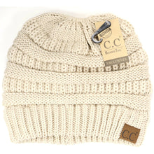 Load image into Gallery viewer, Solid Classic CC Beanie Tail