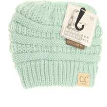 Load image into Gallery viewer, Kids Solid Classic CC Beanie Tail