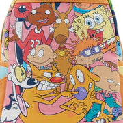 Load image into Gallery viewer, LoungeFly Nickelodeon Nick 90s Color Block Mini Backpack