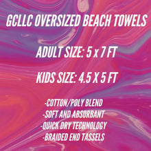Load image into Gallery viewer, OVERSIZED BEACH TOWEL-SUMMERTIME M