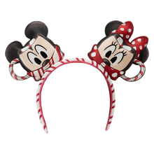 Load image into Gallery viewer, LoungeFly Disney Hot Cocoa Mini Backpack & Mouse Ears Headband