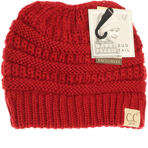 Kids Solid Classic CC Beanie Tail