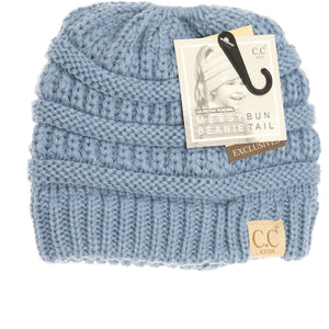Kids Solid Classic CC Beanie Tail