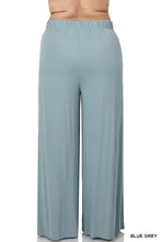 Load image into Gallery viewer, Wide Leg Pants with Pockets - Blue Grey
