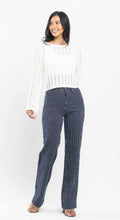 Load image into Gallery viewer, High Waist Tummy Control Striped Straight
