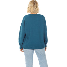 Load image into Gallery viewer, ROUND NECK BASIC SWEATER (DUSTY TEAL)

