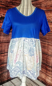 Paisley Baby Doll Top