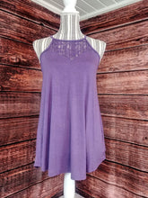 Load image into Gallery viewer, Lace Tank Top (Lilac Grey)
