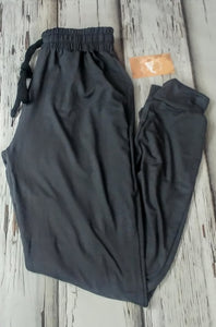 Solid Charcoal Joggers