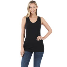 Load image into Gallery viewer, Fitted Razorback Tank (Black)
