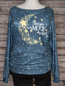 Love You to the Moon Long Sleeve Tunic