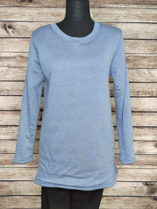Sherpa Lined Sweatshirt (Blue)
