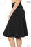 Load image into Gallery viewer, Fold Over A-Line Flared Skirt (Black)
