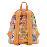 Load image into Gallery viewer, LoungeFly Nickelodeon Nick 90s Color Block Mini Backpack
