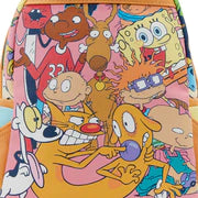 LoungeFly Nickelodeon Nick 90s Color Block Mini Backpack