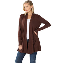 Load image into Gallery viewer, Slouchy Pocket Open Cardigan - Americano
