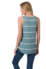 Load image into Gallery viewer, Flowy Tank - Striped (Blue Grey/Ivory)
