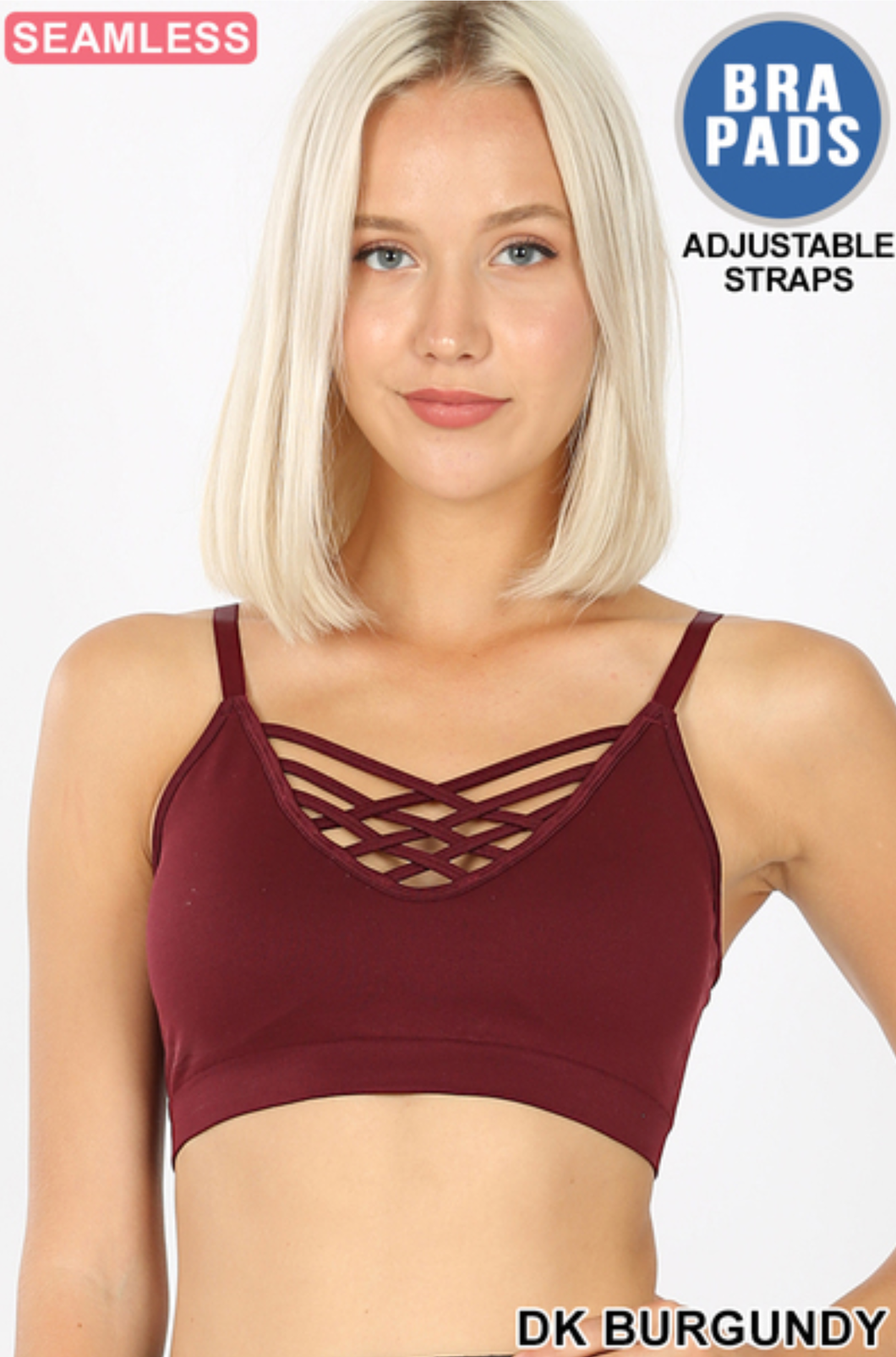 Criss Cross Bralette with Adjustable Straps