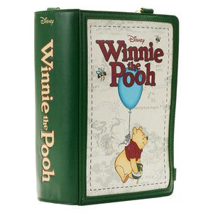 LoungeFly Winnie the Pooh Classic Book Cover Convertible Crossbody Bag