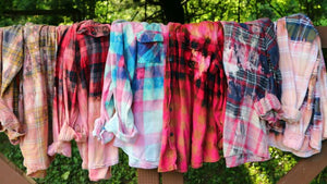 Bleached Dyed Farmhouse Flannels (Small)