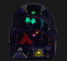 Load image into Gallery viewer, LoungeFly Disney Villains Glow in the Dark Mini Backpack
