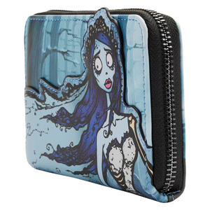 LoungeFly The Corpse Bride Emily Forest Zip Around Wallet