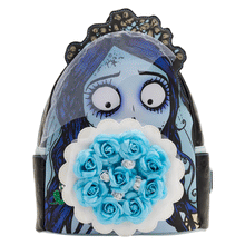 Load image into Gallery viewer, LoungeFly The Corpse Bride Emily Bouquet Mini Backpack
