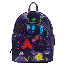 Load image into Gallery viewer, LoungeFly Disney Villains Glow in the Dark Mini Backpack
