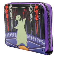 Load image into Gallery viewer, LoungeFly The Nightmare Before Christmas Glow Triple Pocket Mini Backpack
